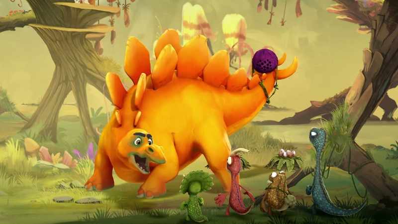 Oh, hi, guys! -Roar!