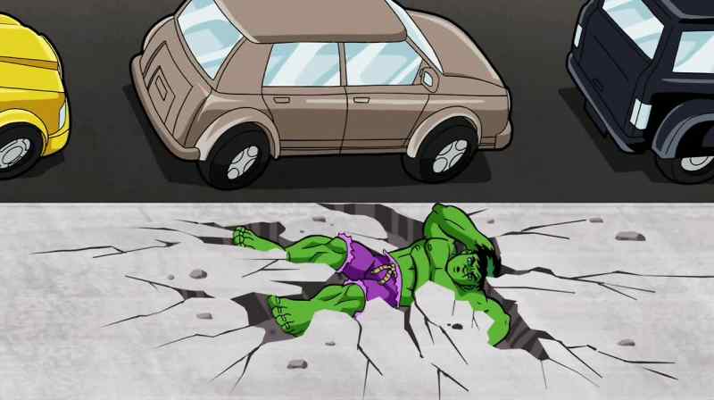 Oh! Hulk crashed