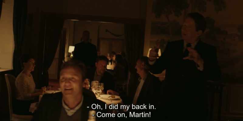 Oh, I did my back in. - Come on, Martin!