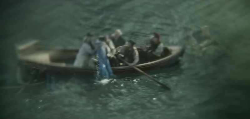 Oh, I see it! There's John and Michael and a pirate ship!
