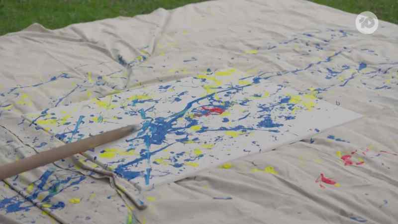 Oh! I think throwing paint at the thing is more accurate