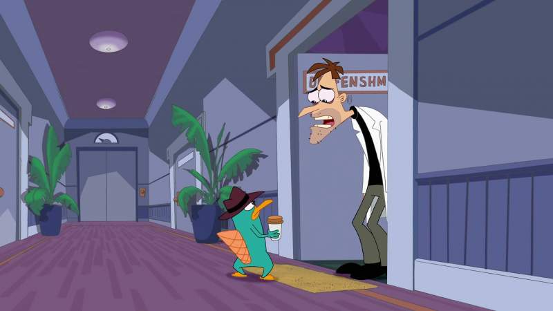 Oh it's you Perry the Platypus