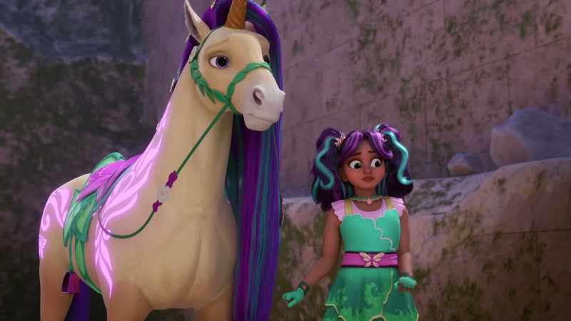 Oh, it's too heavy, even for unicorn magic