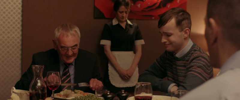 Oh, just a quiet place. -[The Barman chuckles]