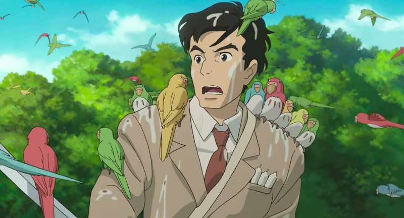 Oh, Mahito turned into a parakeet