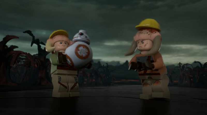Oh, no, no, that's not my lugg... Okay. -(BB-8 BLEEPING)