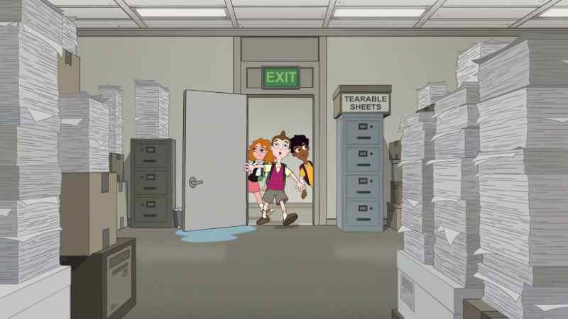 Oh, no, there's paper everywhere!
