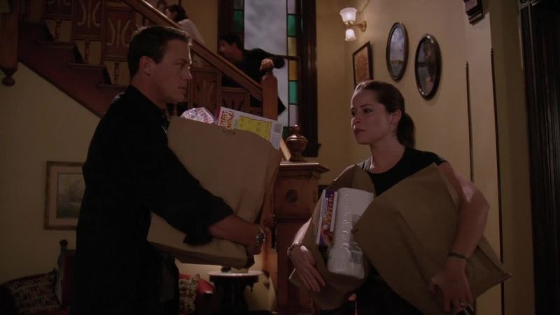 Oh, no, they're going upstairs. Should I stop them?
