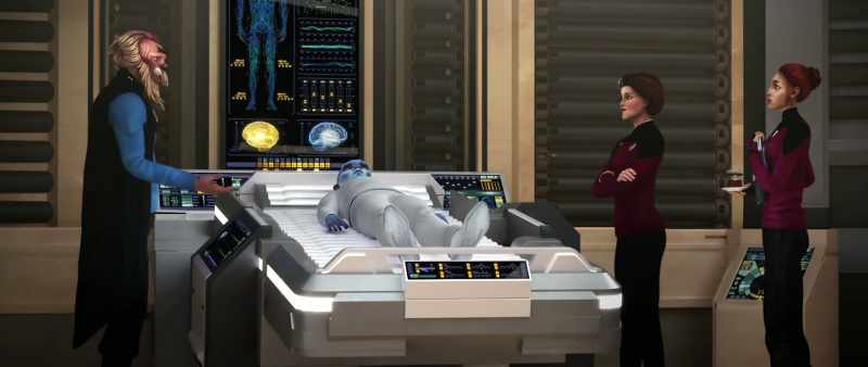 Oh. Oh, sure. Let me just wake him up