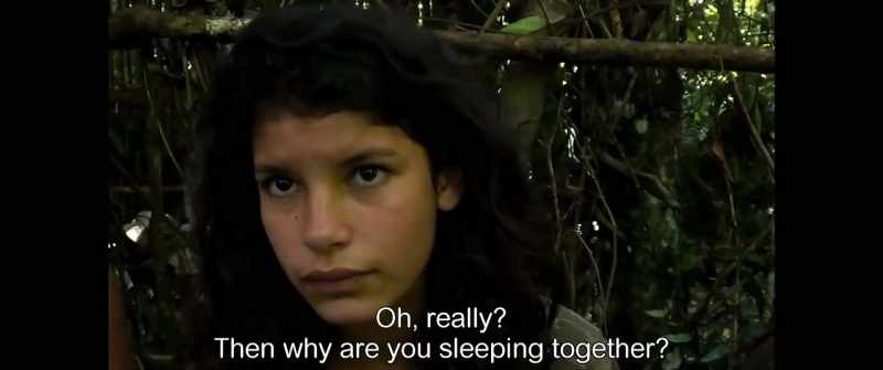 Oh, really? Then why are you sleeping together?