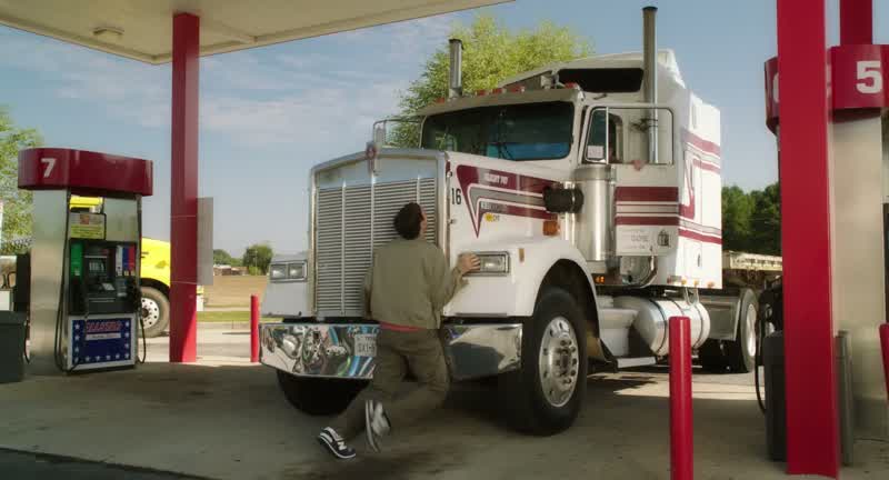 Oh! What are you doing? Oh. Uh... She's all clean, sir. You're good to go. Nutcase. Hey, guys
