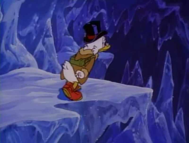 Oh, Scrooge'll look dumb