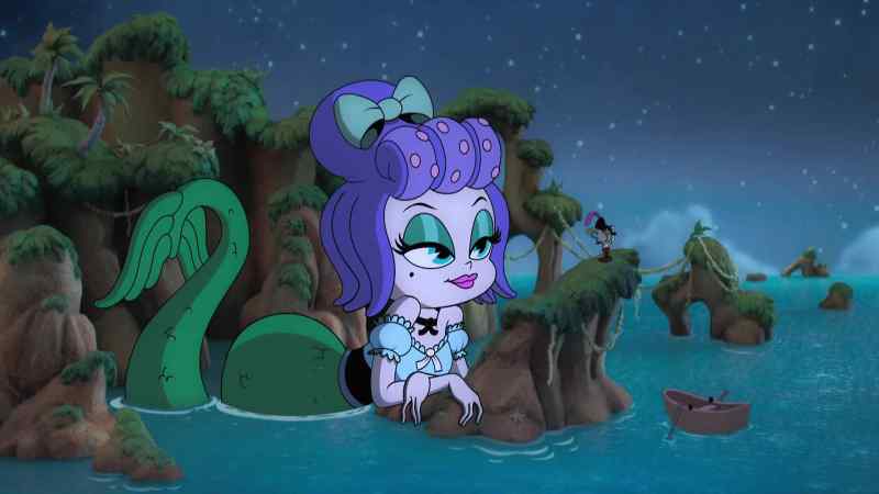 Oh sea beast, your eyes are glowing stars