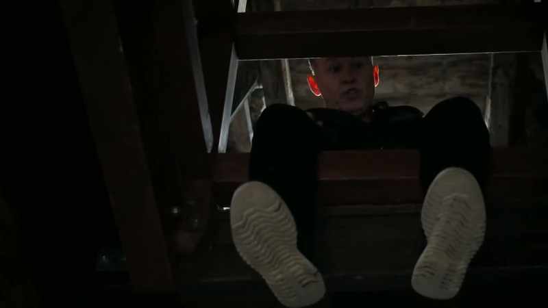 Oh, shit. That came from up here!