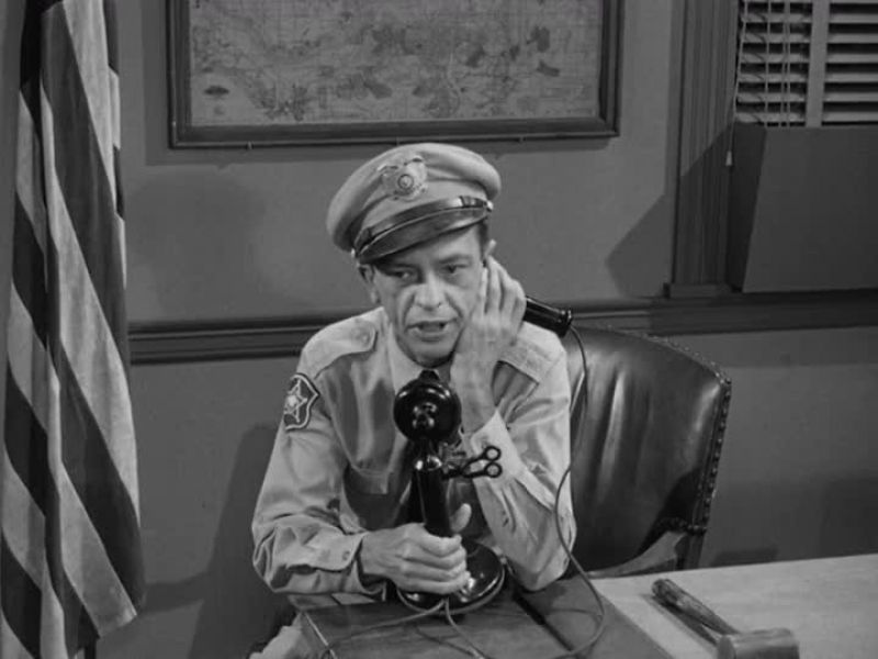 OH, SIR, THIS IS SHERIFF FIFE