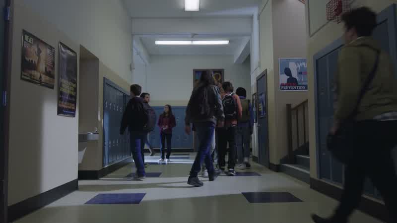 Oh. Sure. Which way is the science wing? Uh, out those doors. Take a left