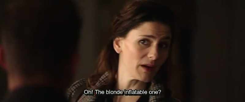 Oh! The blonde inflatable one?