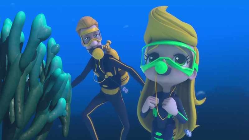 Oh, but the diving instructor said, 