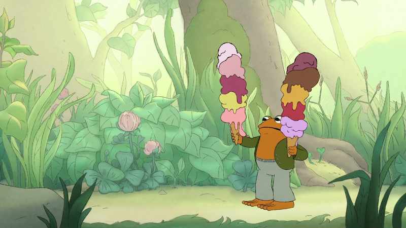 Oh. The hot sun is makingthe ice cream melt