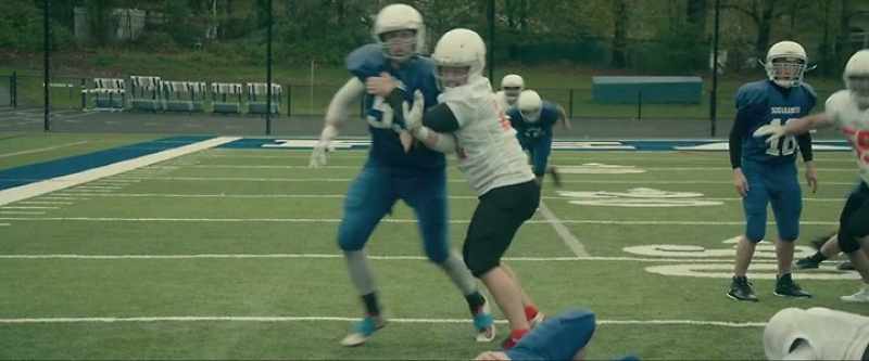 Oh! The punter takes a savage hit