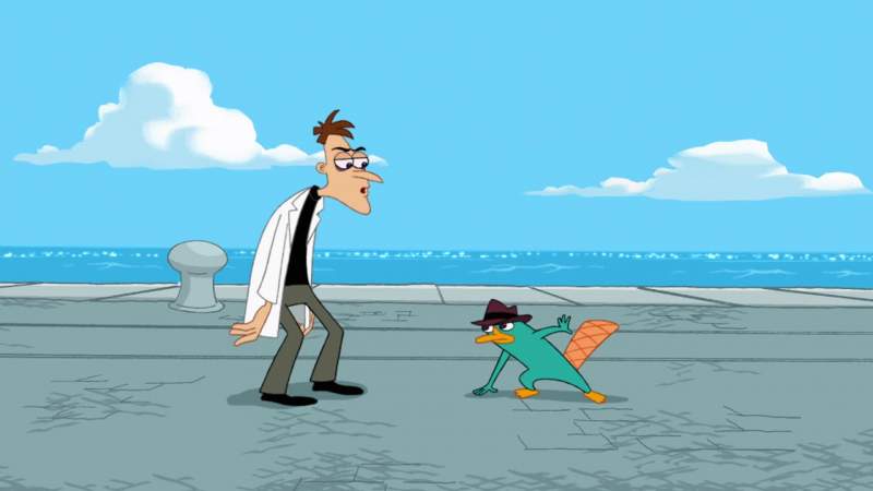 Oh there you are Perry the Platypus