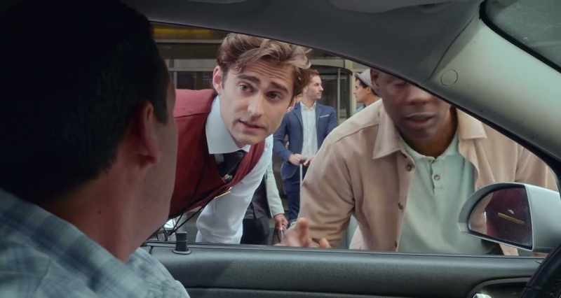 Oh, uh, this is jammed. Uh... - [honking continues]