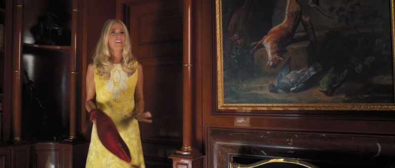 Oh, um, Evelyn. What are you doing here? [chuckles]