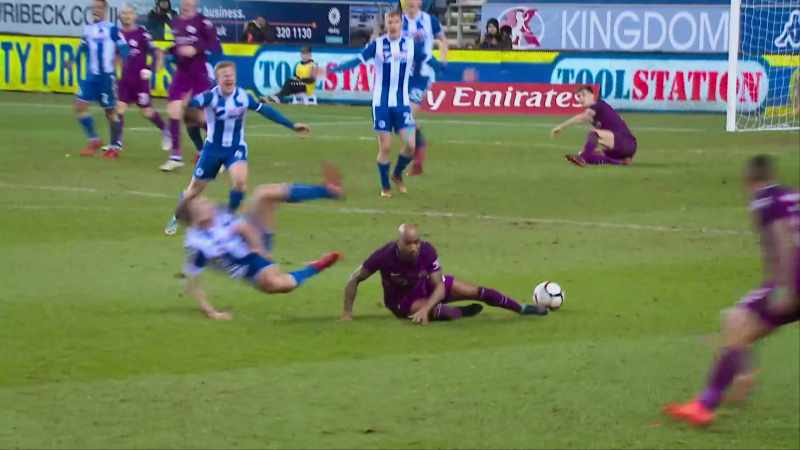 Oh! Well... Anthony Taylor is reaching for a card