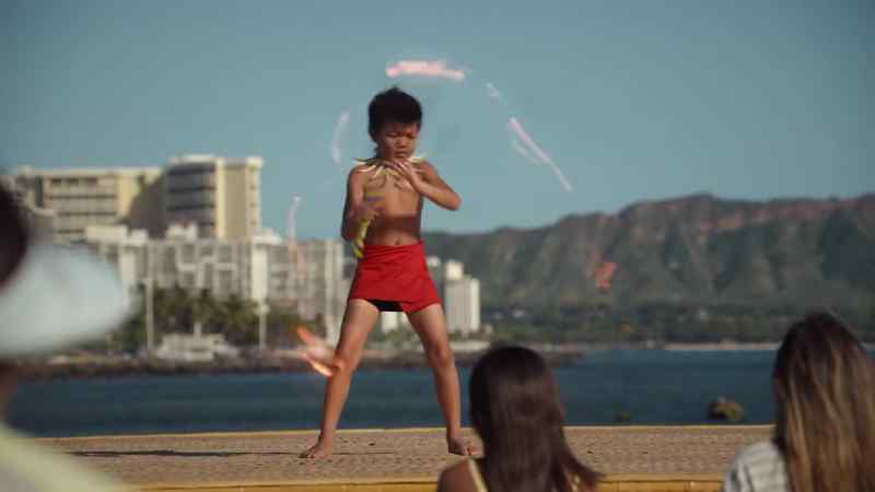 Oh, what a cutie! I love a fire dancer