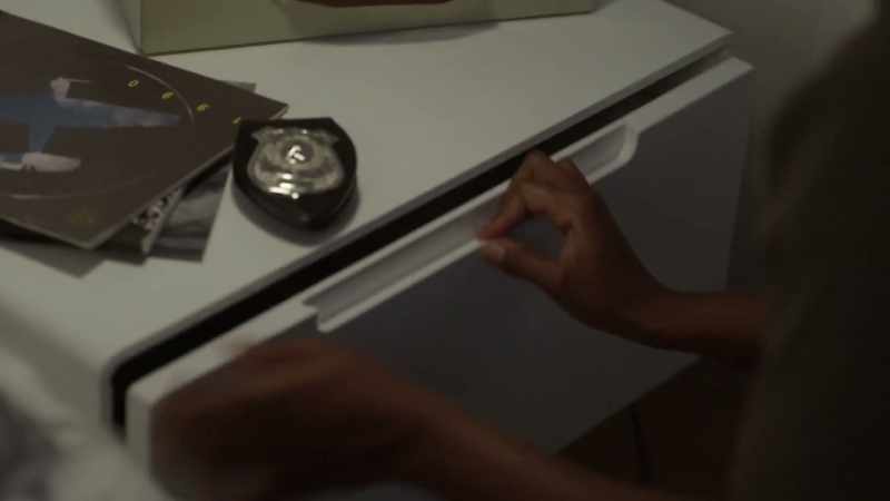 Oh. Where is the key to the gun box?