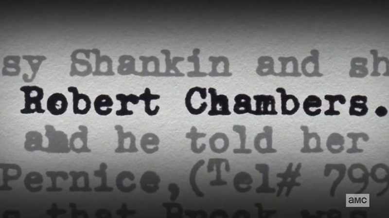 Oh, who was Robert Chambers?