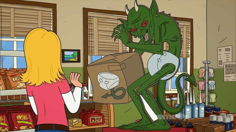 Oh yeah, that's the new display for Screamin' Demon Diapers