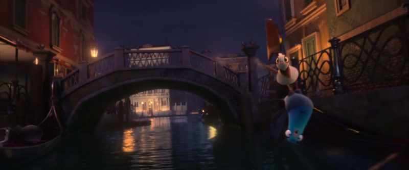 Oh, you're flying me. - (COOING)