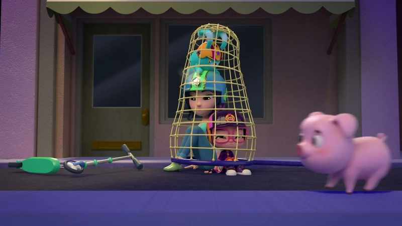 [Oinking]