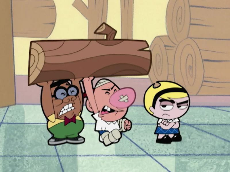 OK, BOYS. LET'S GET CHOPPING