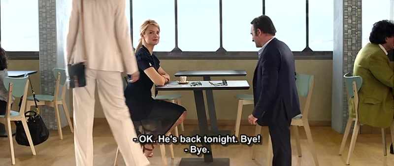 OK. He's back tonight. Bye! - Bye