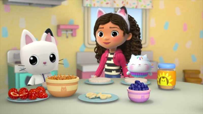 OK, to make Snack Smackers we need rice cakes