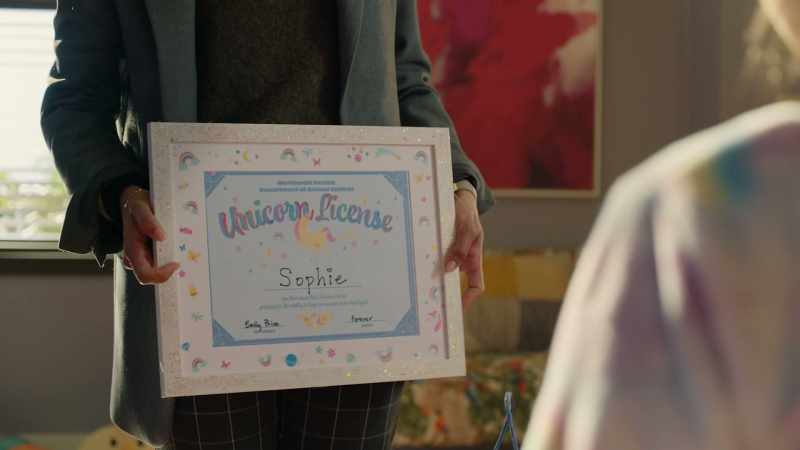 Ok, Sophie, this certificate is giving you permission