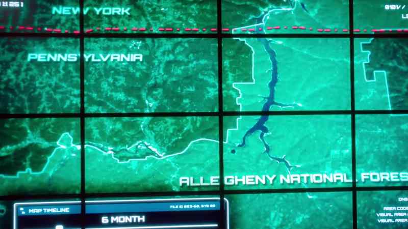 Okay. Can your imaging software look for any changes in the terrain?