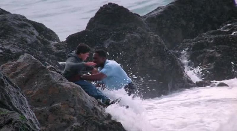 OKAY, CLIMB ON, COME ON