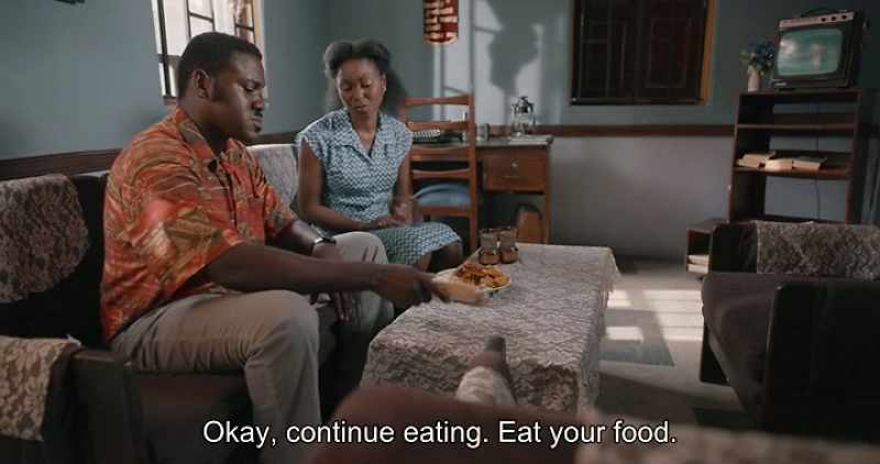 Okay, continue eating. Eat your food