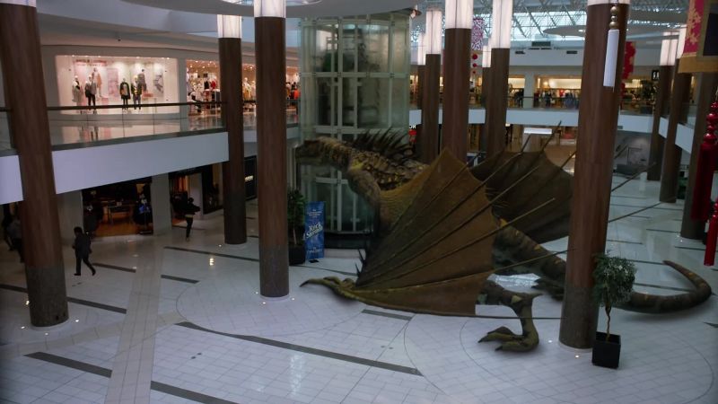 Okay. Dragon at the fountain