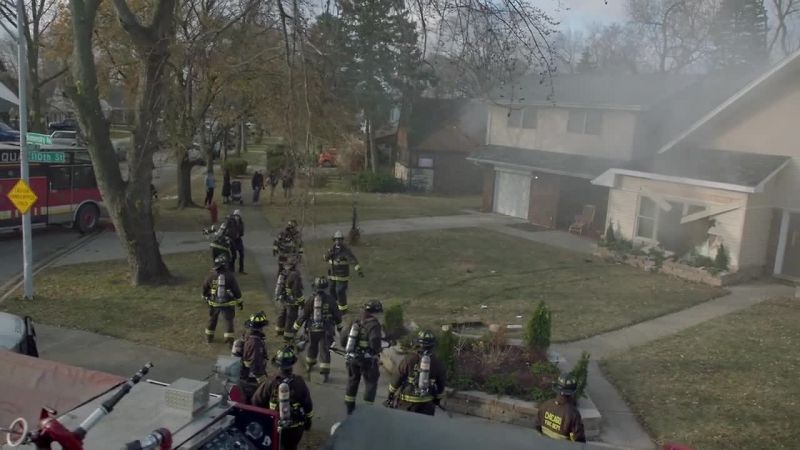 Okay, we got a vehicle in the structure