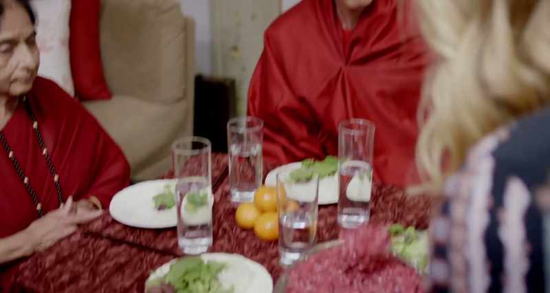 Okay, I brought you guys some cranberry salad