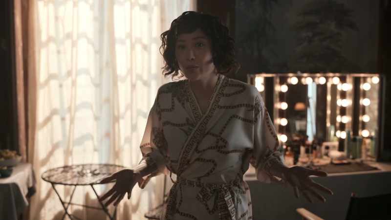 Okay, but in Feuillade's version, we don't see her