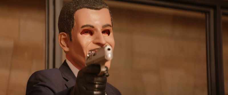 Okay, in three seconds, I'm going to shoot you