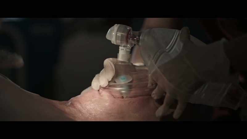 Okay, let's intubate him. Uh, stop the compression