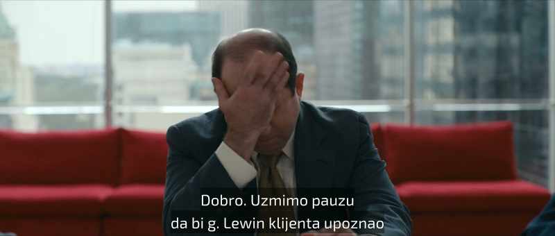 Okay. Let's just take a break so Mr. Lewin can familiarize his client