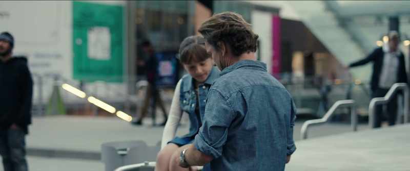 Okay, little miss, you're taking your daddy to see