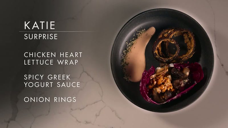 Okay, Melissa. This is a chicken heart lettuce wrap